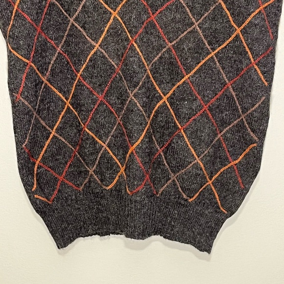 Peruvian Connection Men's Alpaca Wool Sweater V Neck Vest Medium Multicolor (G) - Picture 3 of 11